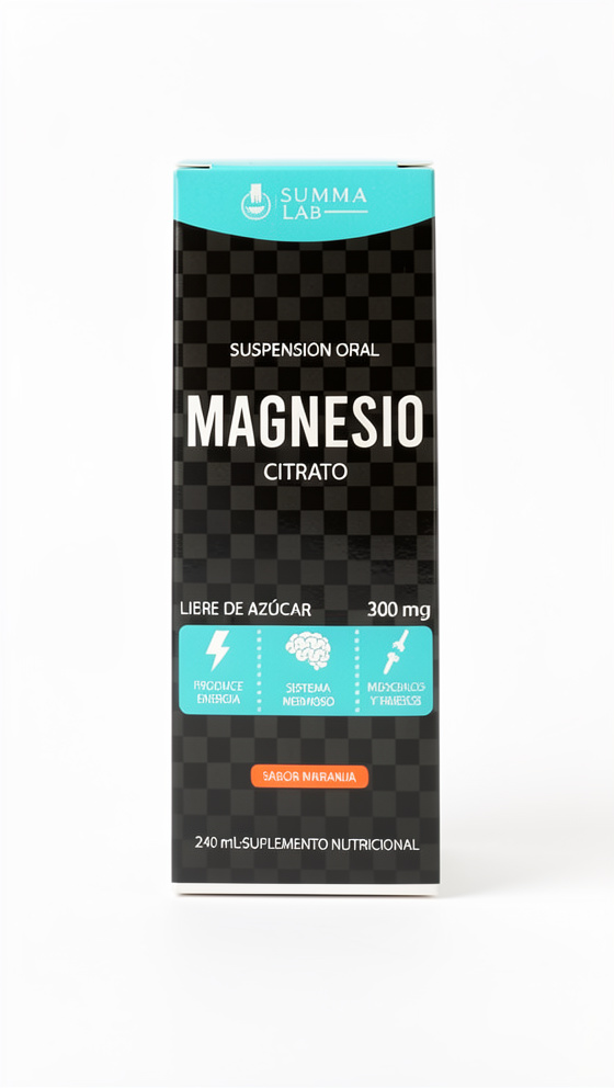 B-4	  MAGNESIO CITRATO (300 MG /240 ML) - CITRATO DE MAGNESIO. SUMMA LAB