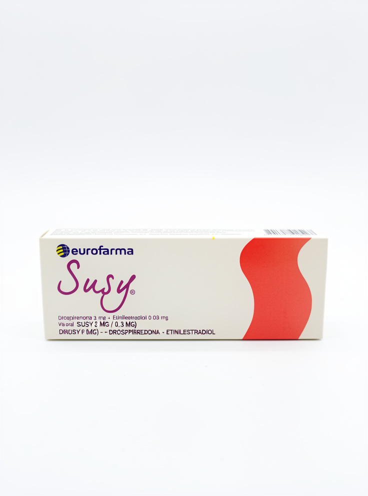 A-4   SUSY (3 MG / 0.0.3 MG) -  DROSPIREDONA + ETINILESTRADIOL.  EUROFARMA