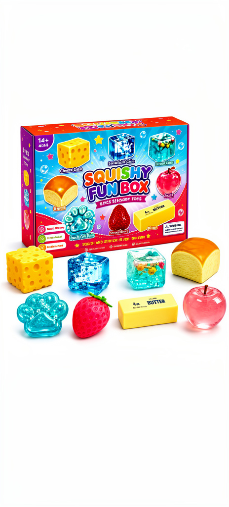 Squishy Fun Box multicolor