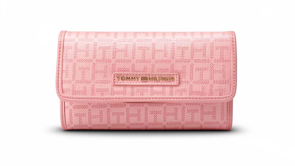 CARTERA TOMMY  HILFIGER rosa