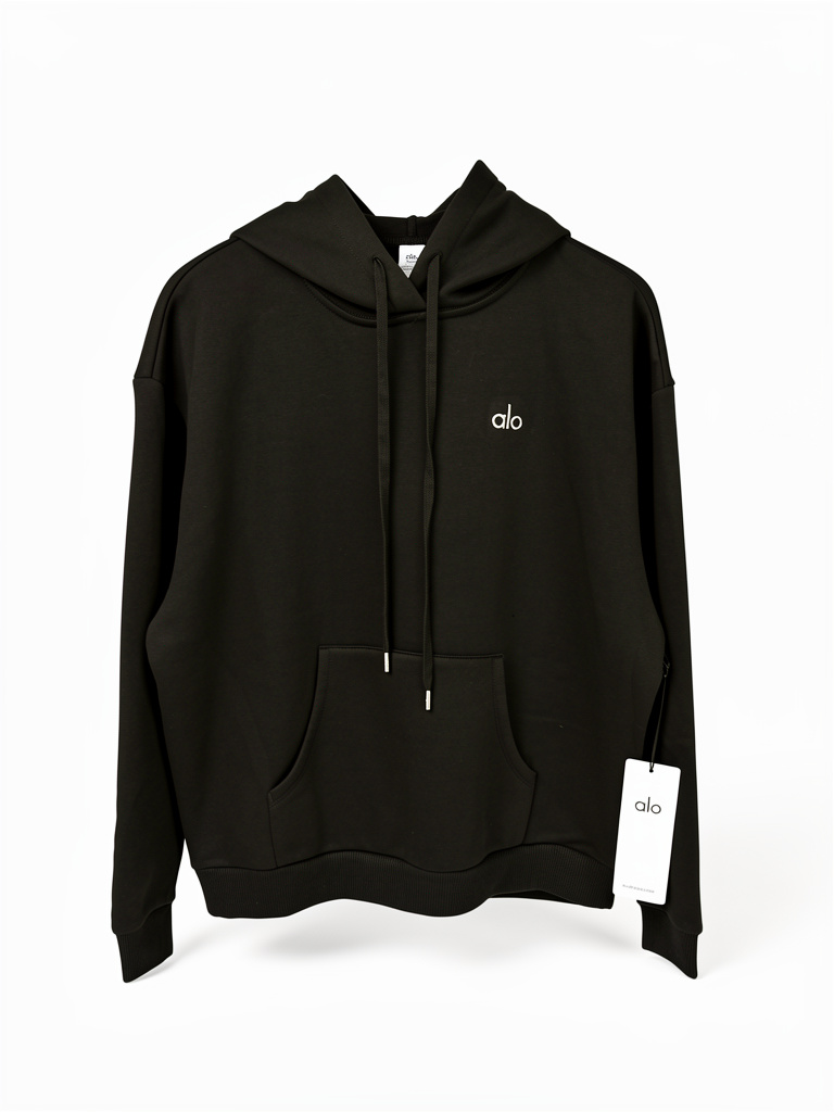 Alo full black hoodie