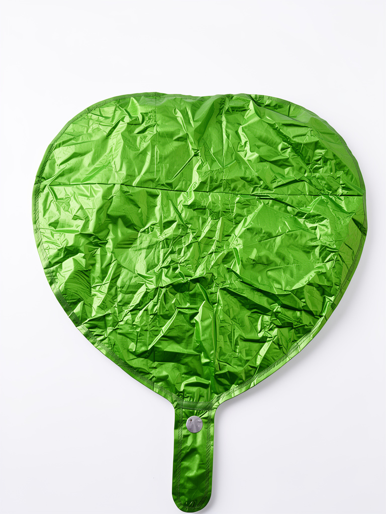 Corazón grande verde