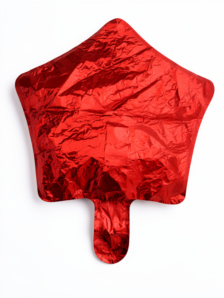 Globo pequeño estrella roja