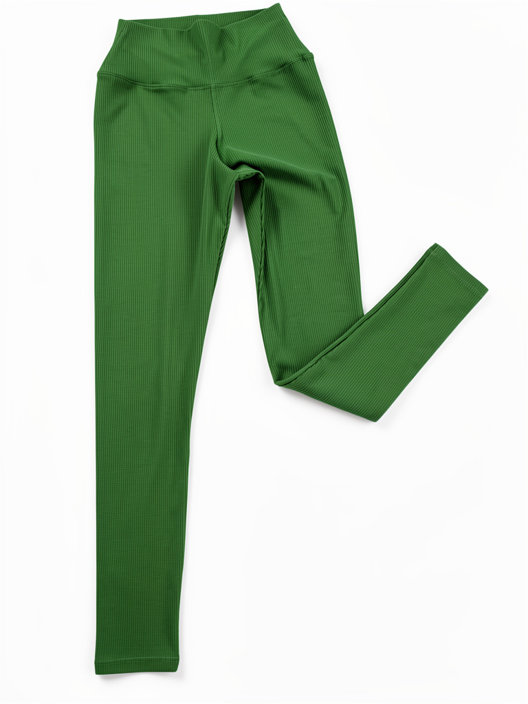 Calza Larga Verde. Rayas