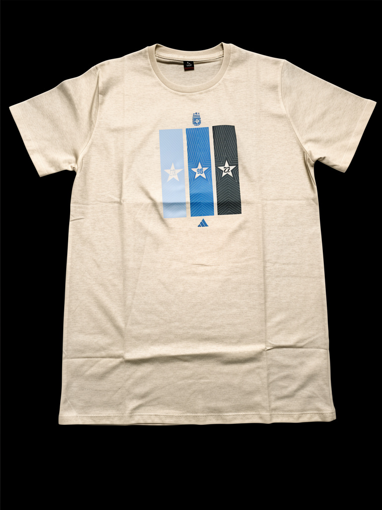 Remera 3 estrellas Blanca
