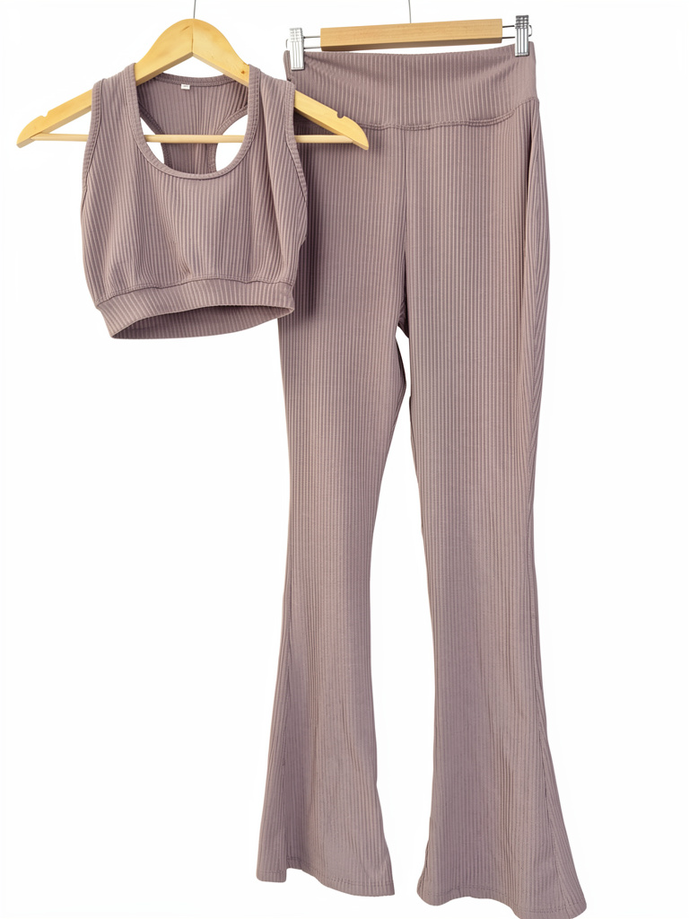 Conjunto top y calza Oxford
