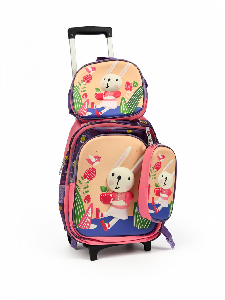 Mochila conejo con carrito desmontable