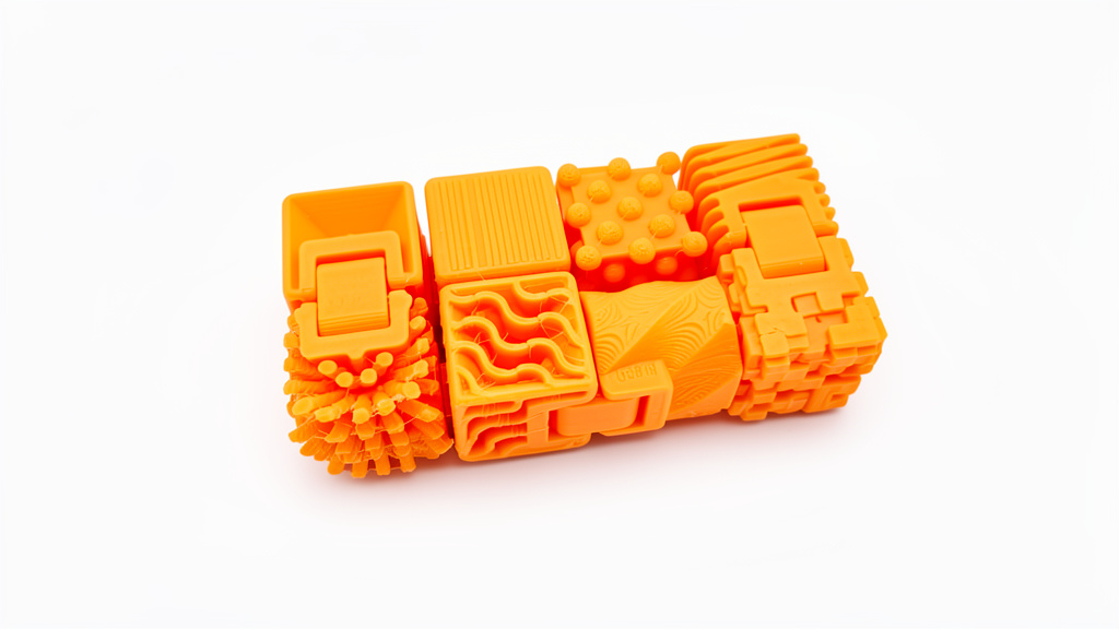 Cubo fidget infinito texturizado