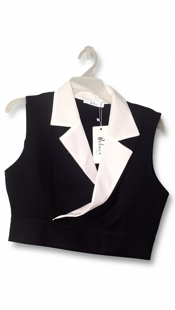 Conjunto NEGRO chaleco y pantalón S/M