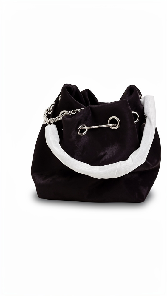 Bolso canasta negro