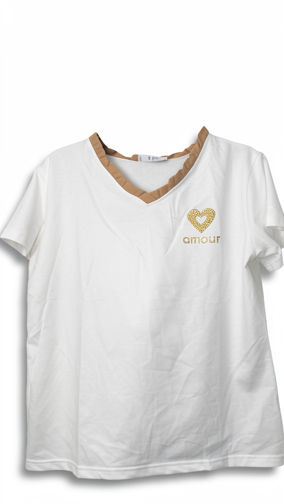 Conjunto blanco amour beige S/M