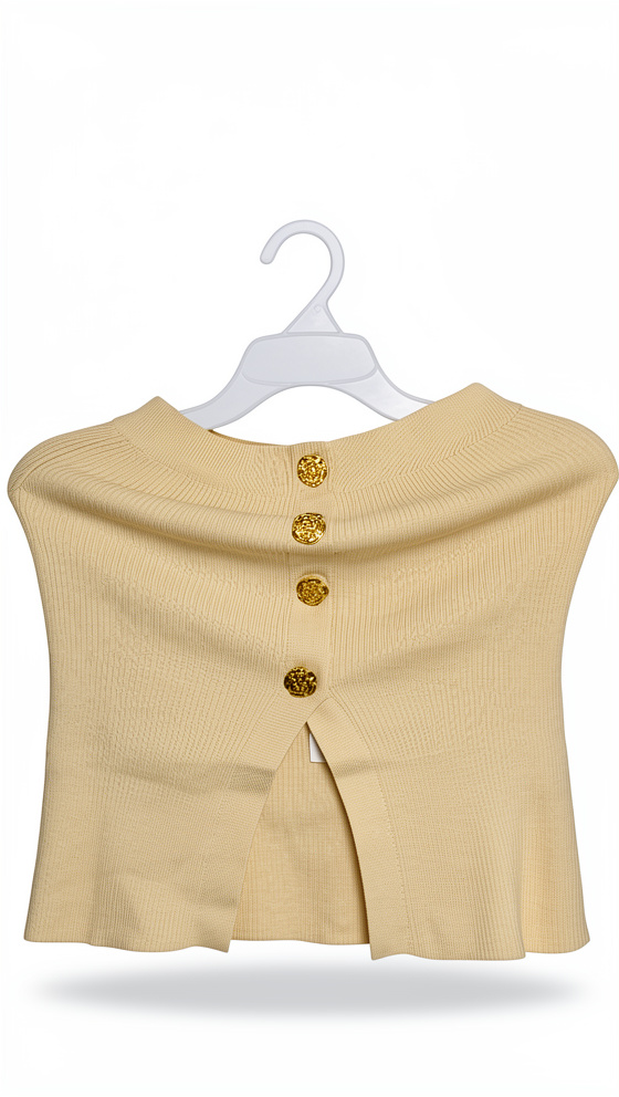 Conjunto BEIGE de botones dorados