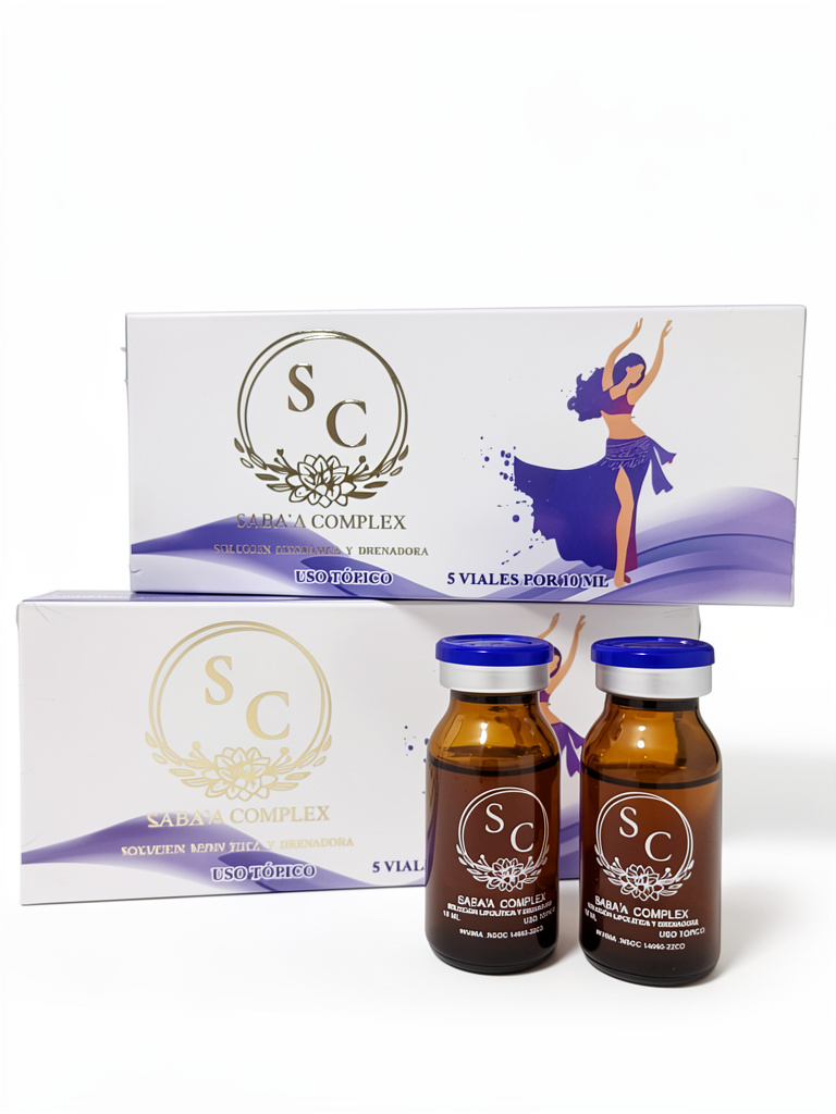Cherie Solución Lipolítica y drenadora Saba'a Complex 5 viales x 10 mL