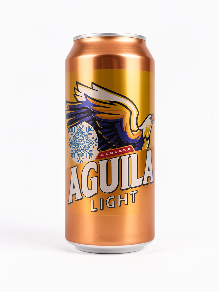 Cerveza Águila latón