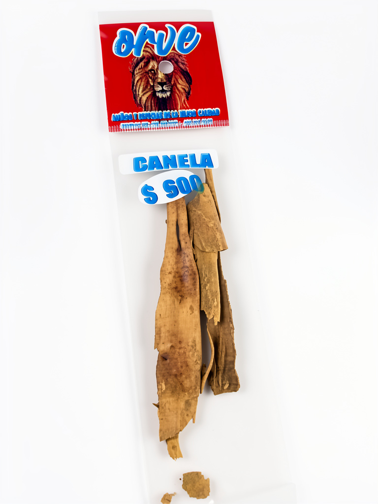 Canela pequeña en astilla