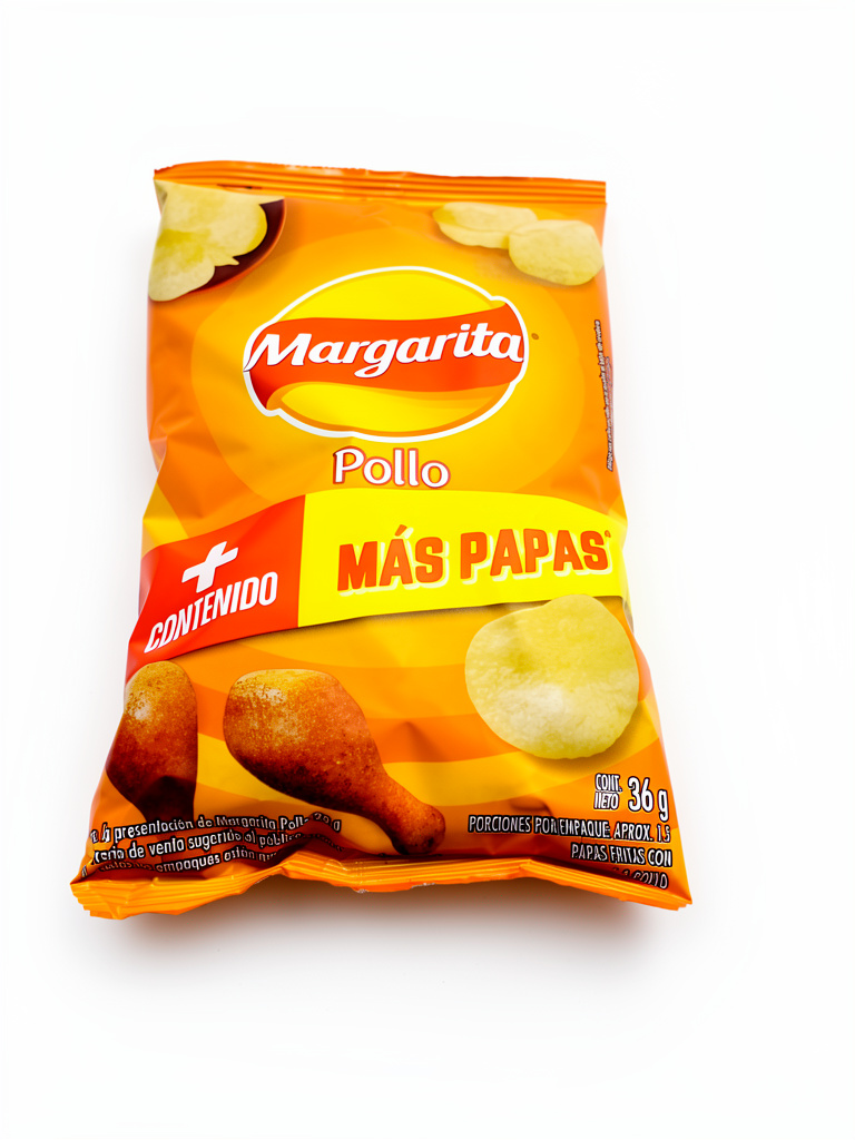 Papas margaritas de pollo x36gr