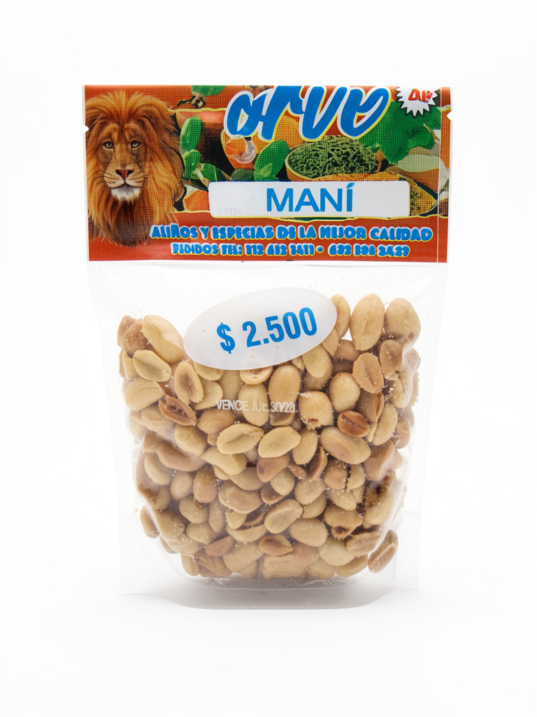 Maní salado grande