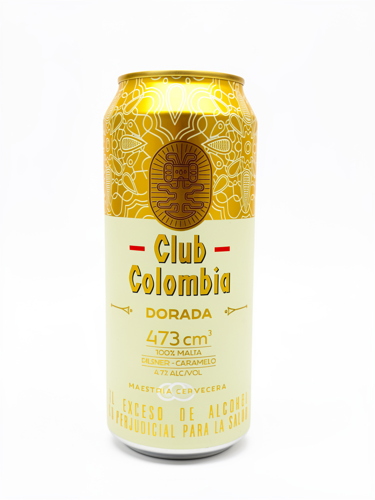 Cerveza Club Colombia laton