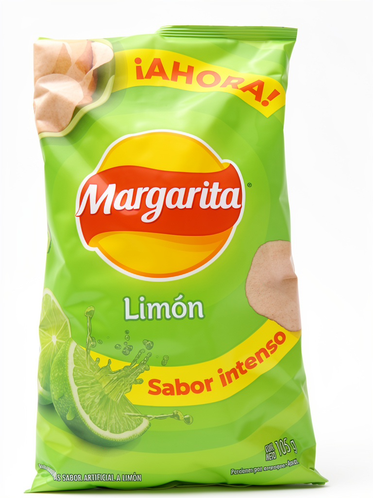 Papas margaritas limón x105g