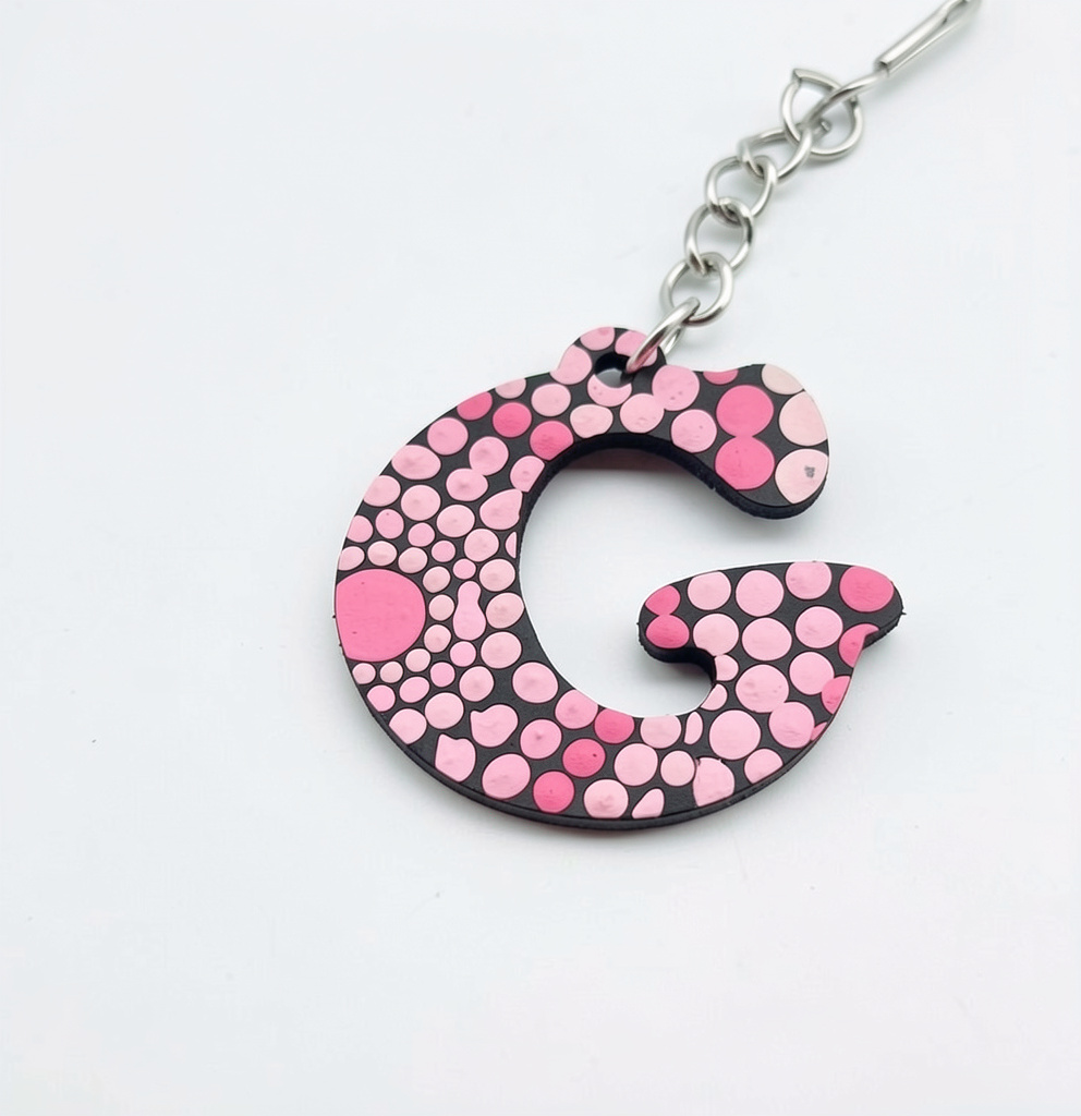 Llavero G Rosa
