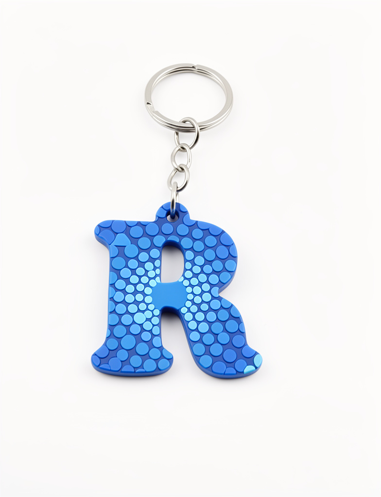 Llavero R azul