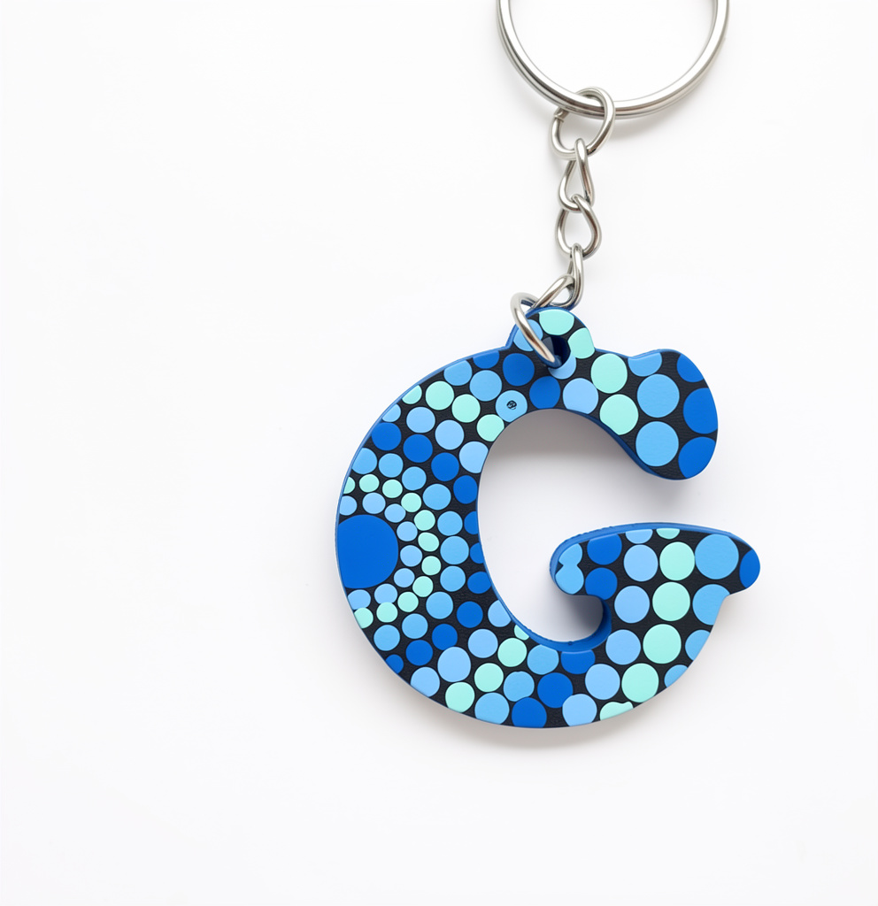 Llavero G azul