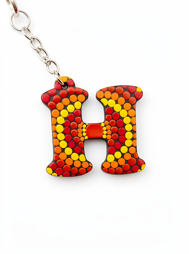 Llavero H rojo