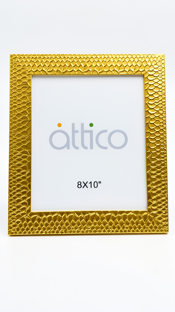Cuadro 8x10 dorado texturizado