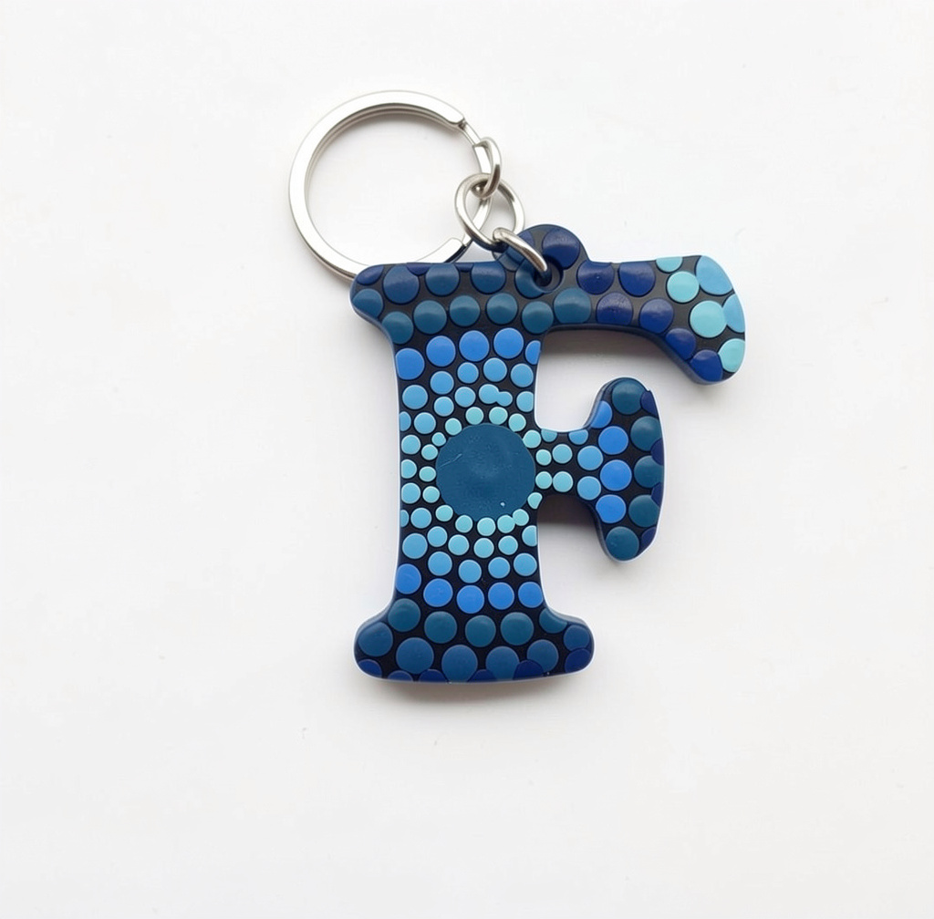 Llavero F azul