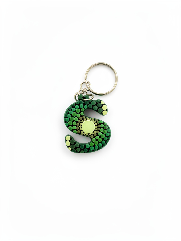 Llavero S verde