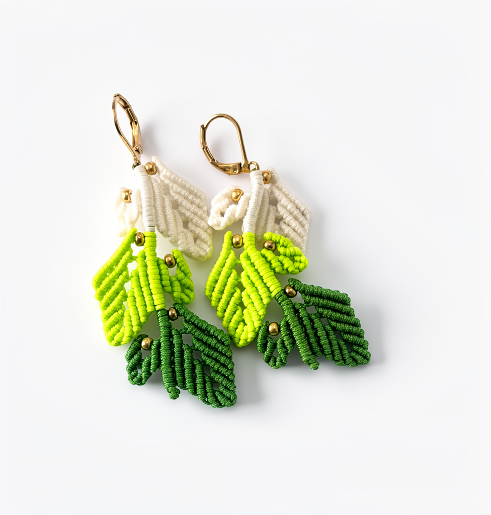 Arete de hoja verdes