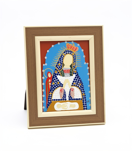 Cuadro 5x7 Marrón Crema