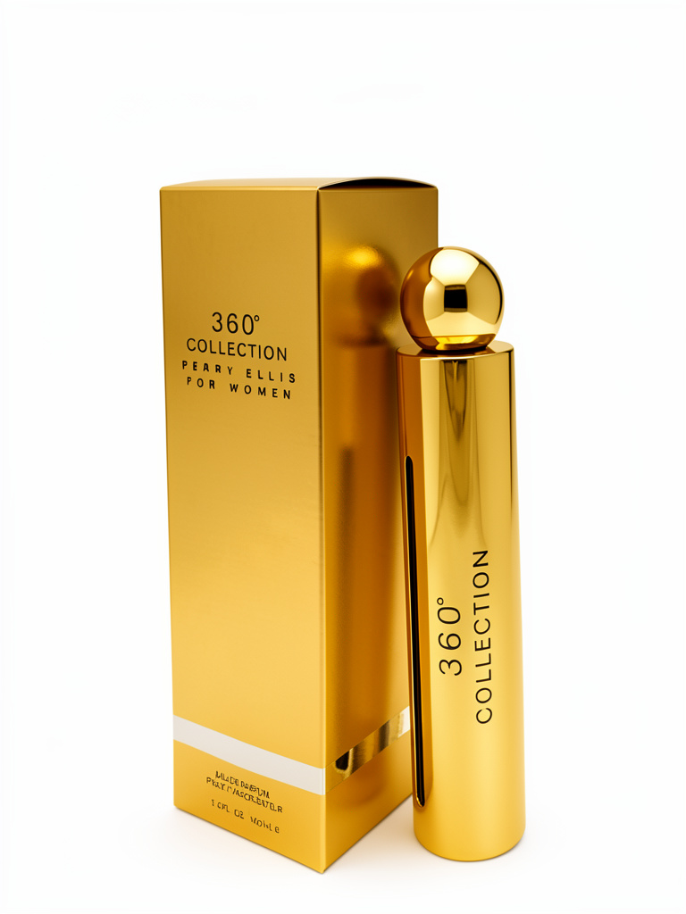 360° Collection perfume dorado