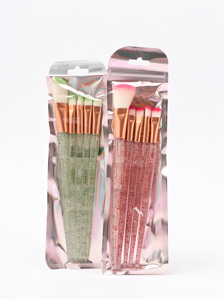 Brochas maquillaje glitter