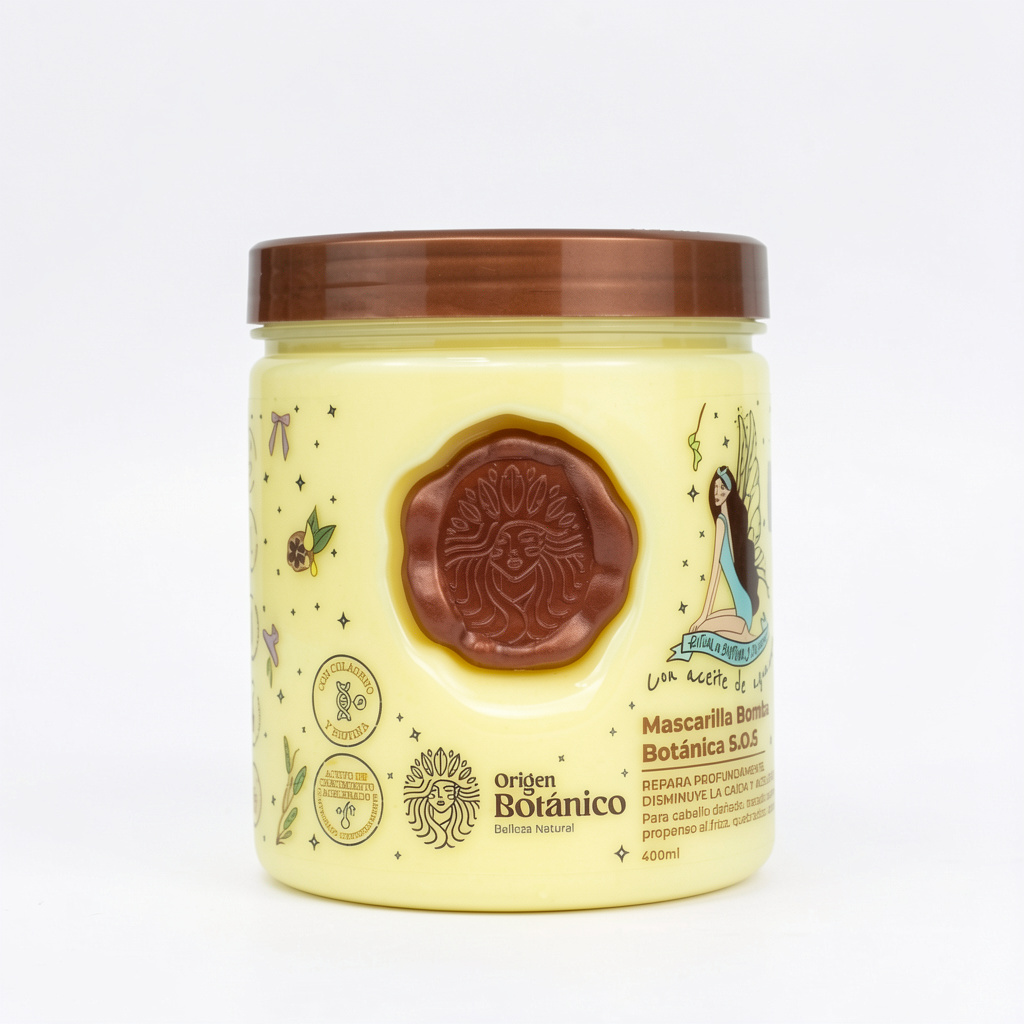 Mascarilla Bomba Origen Botanico
