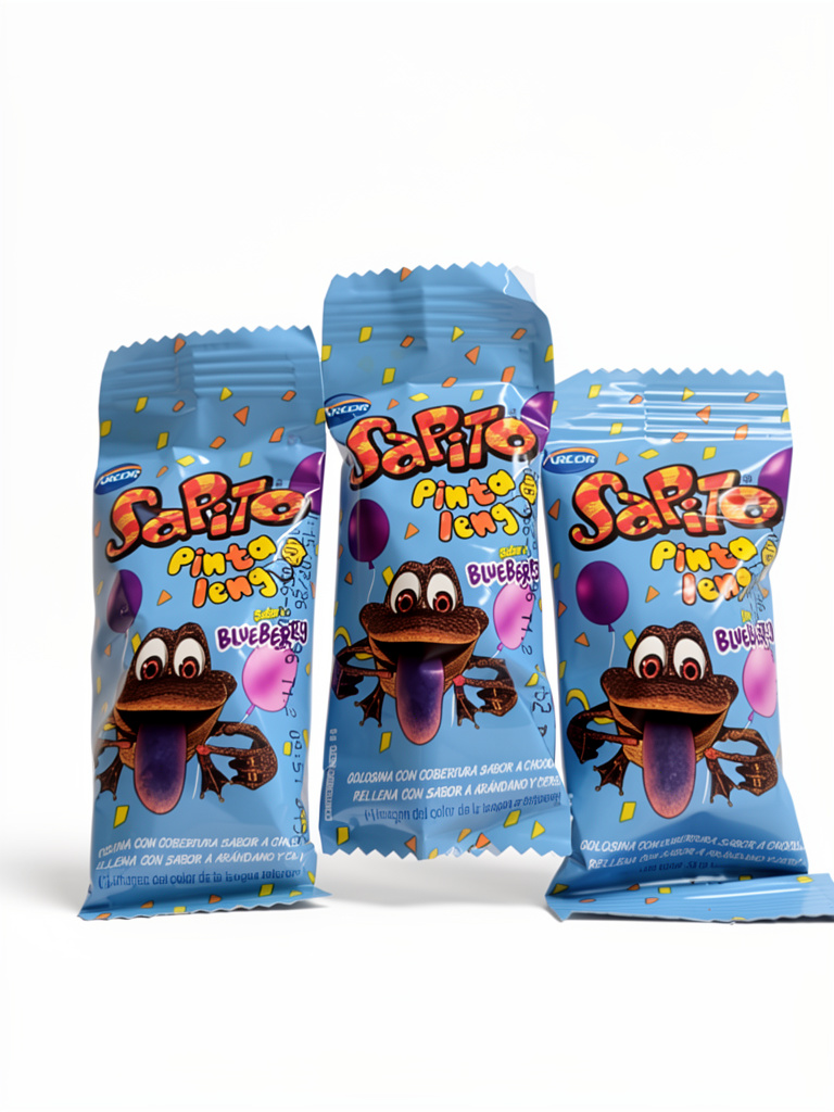 Sapito pintalengua blue berry