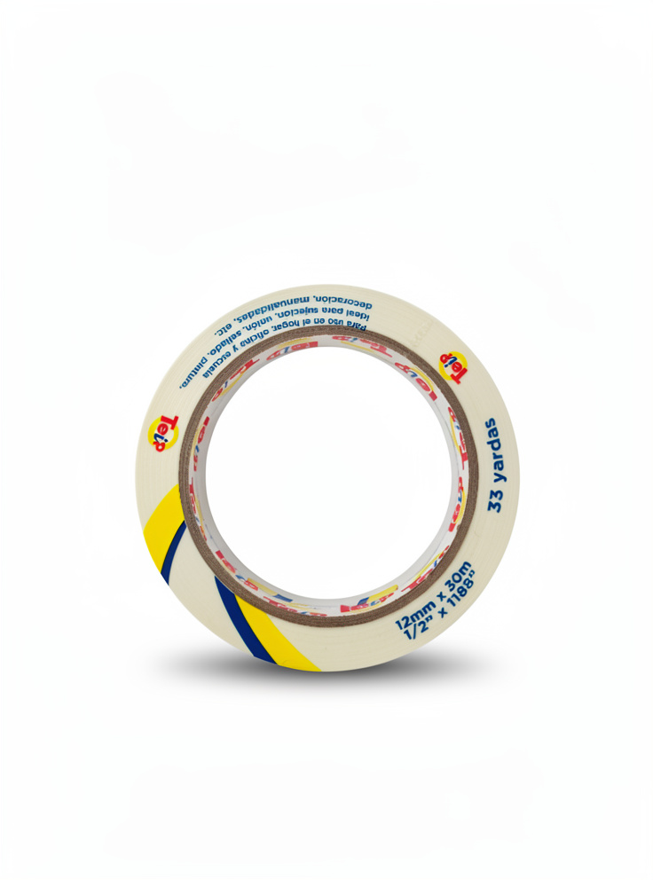 MASKING TAPE DE MEDIA 1/2 X 30 M 1/2" X 1188"