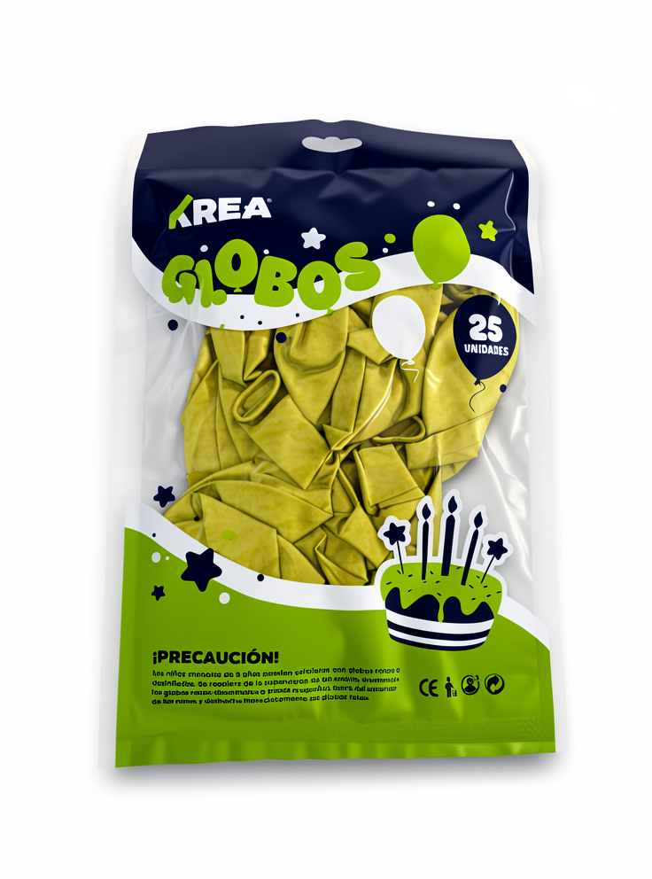GLOBO CROMADO FRUIT GREEN