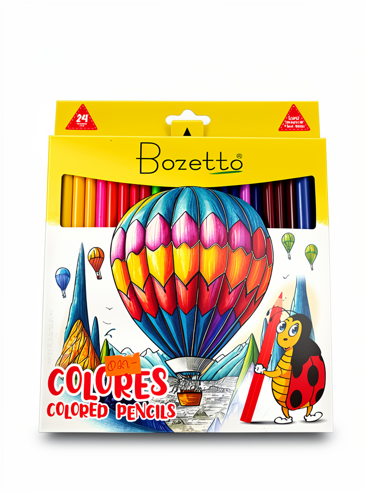 CRAYONES BOZZETO DE 24 COLORES