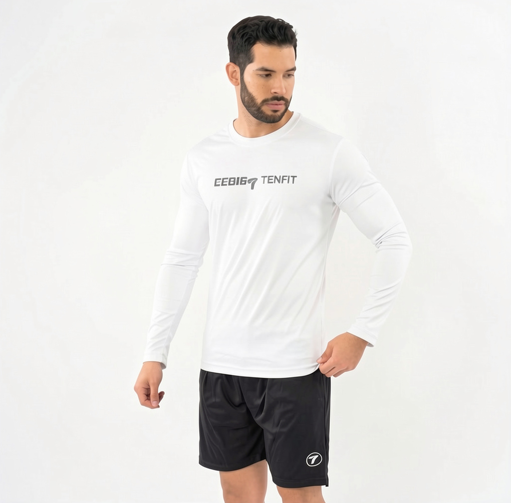BUZO DE COMPRESIÓN HOMBRE BLANCO