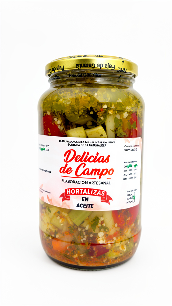 Hortaliza en aceite 800 Gr