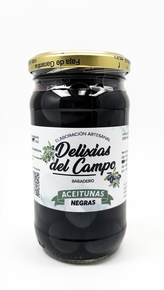 Aceitunas negras 500 Gr