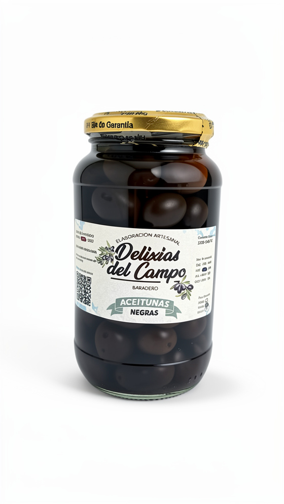 Aceituna negra 800 Gr