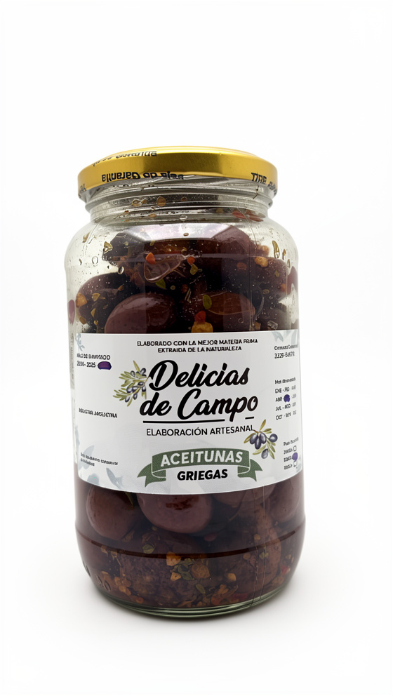 Aceitunas griegas 800 Gr