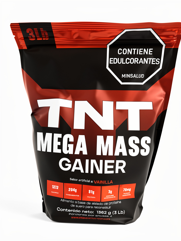 TNT Mega Mass Gainer vainilla 3Lb