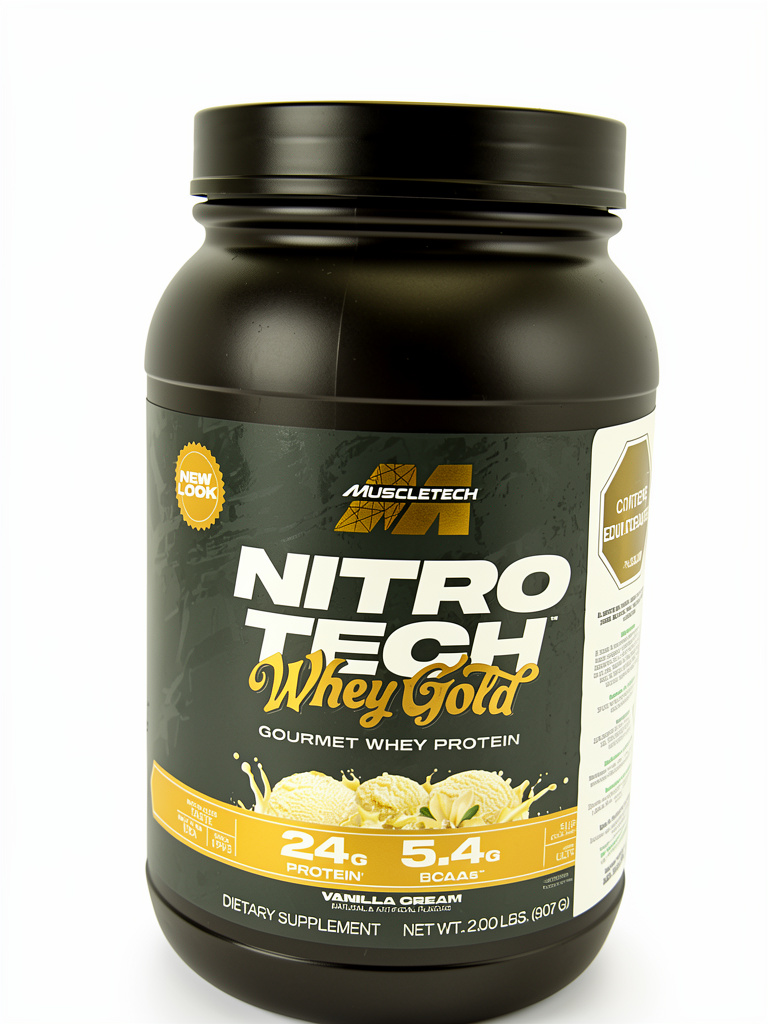 Muscletech Nitro Tech Whey Gold vainilla 2Lb