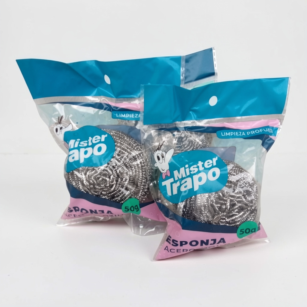 Esponja de acero 50g - Mr. Trapo