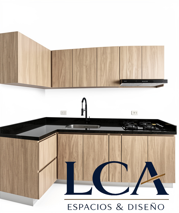 Cocina integral en L de 2.5x1.20