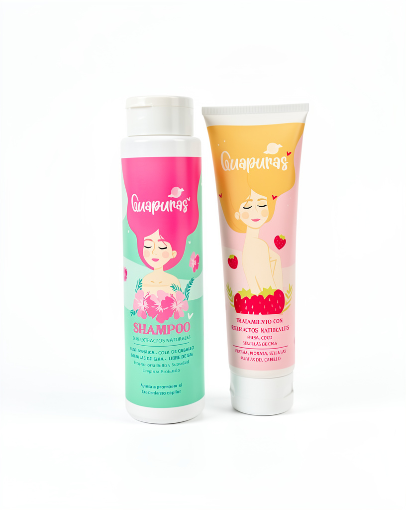 Kit duo perfecto crecimiento y brillo Guapuras
