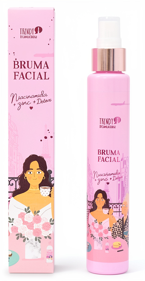 Bruma Facial De Niacinamina + zinc +Detox Trendy